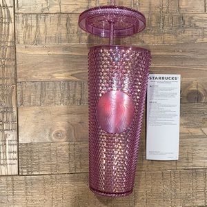 Disneyland Geometric Starbucks Tumbler with Straw (Pink)